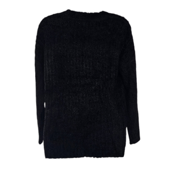 One Tuff Babe @ Forever 21 Thick Fuzzy Knit Sweater Size Medium Pullover Soft. - Picture 5 of 11